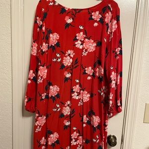Plus Size Long Sleeve Dress